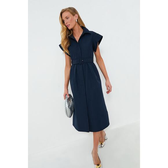 TUCKERNUCK Navy Chloe Dress Size XXS NWT Retail $298 Tuckernuck - Picture 4 of 6